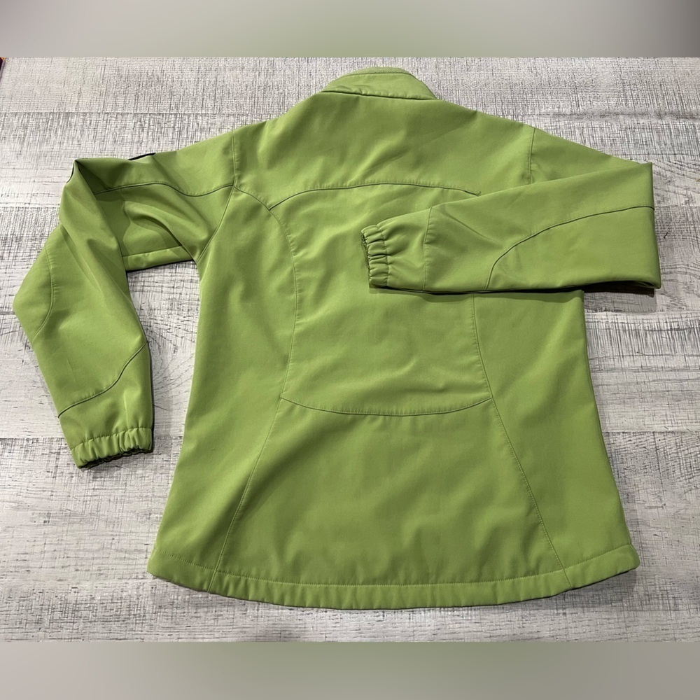 Black Diamond Green Fleece Lined Weatherproof Jacket Women's Size Large - Picture 3 of 12